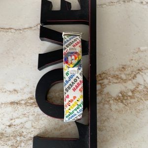 Harajuku Lovers Gwen Stefani Watch Women Heart Dial Rainbow Canvas Y2K